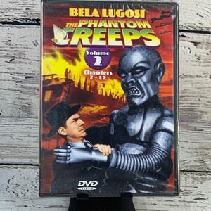 Bela Lugosi - The Phantom Creeps Vol. 2 Chapters 7-12 Sci-Fi Horror 🆕 NEW [DVD]
